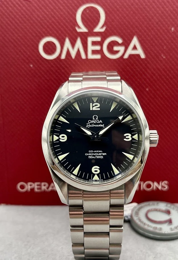 OMEGA Railmaster 2503.52 自動巻き 腕時計 稼働品 Omega Railmaster Ref. 2503.52.00 — Craig Husar Fine Diamonds